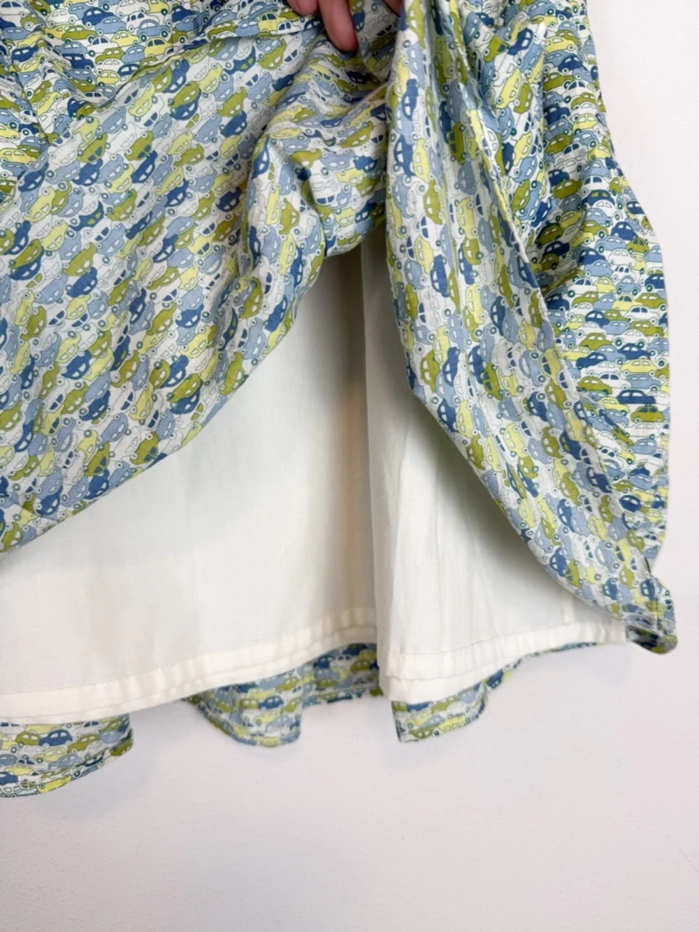 Vintage J. Crew Green Pleated Car Taxi Cab Skirt Size 8